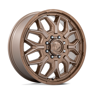 Fuel Dually D876 Flux  Wheels Rims 20x8.25 8x210 Platinum Bronze 104mm