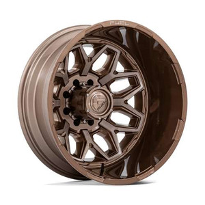 Fuel Dually D876 Flux  Wheels Rims 20x8.25 8x210 Platinum Bronze -227mm