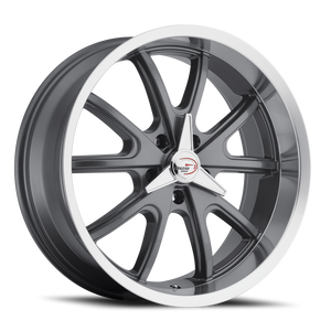 Vision Torque 143 Wheel 18x8.5 5x120.65 Gunmetal With Machined Lip 10mm | 143-8861GMML10