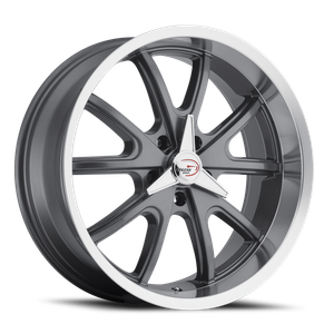 Vision Torque 143 Wheel 20x8.5 5x114.3 Gunmetal With Machined Lip 32mm | 143-2865GMML32