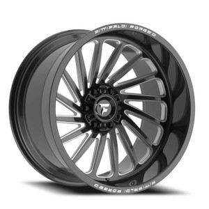 Fittipaldi Offroad Ftf505Bm Wheels Rims 22x12 8x165.1 Gloss Black Milled -44mm | FTF505-22128165N44BM