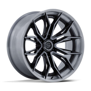 Fuel Fc404 Mutiny Wheels Rims 22x9.5 6x139.7 Brushed Gloss Black W/ Dark Tint 20mm | FC404BT22956820