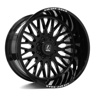 Axe Kratos Wheels Rims 24x14 8x180 Gloss Black -76mm | 24148180-76KRAGB