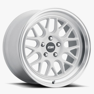 Esr Cr01 Wheels Rims 18x10.5 5x120.65 Gloss White W/ Machined Lip 22mm | 80551422 CR01WHT-ML 5X120.6