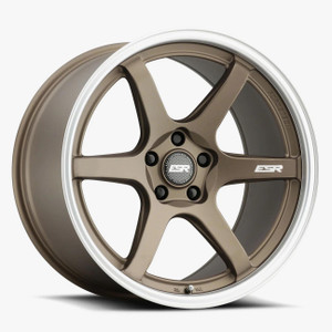 Esr Apx6 Wheels Rims 19x11 5x115 Matte Bronze W/ Machined Lip 22mm | 91151422 APX6MBRNZ-ML 5X115