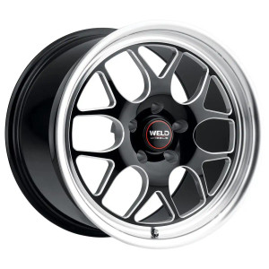 Weld Street Performance Solana Street Wheels Rims 22x9 6x139.7 Gloss Black Milled 25mm | S11029084P25