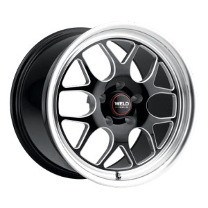 Weld Street Performance Solana Drag Wheels Rims 17x7 6x139.7 Gloss Black Milled 0mm | S16077084P00