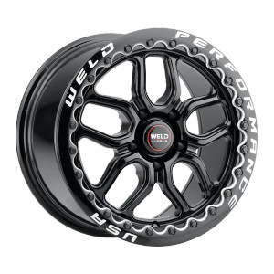 Weld Street Performance Laguna Beadlock Wheels Rims 17x10 5x115 Gloss Black 30mm | S92270071P30