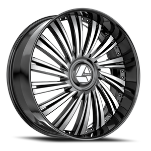 Azara Azx-102 Wheel 18x8 5x114.3 & 5x120 Gloss Black & Machined 35mm | AZX-1021883835BM