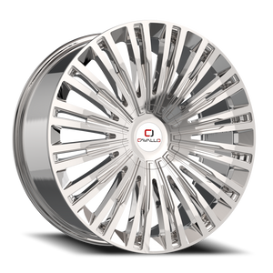 Cavallo Clv-48 Wheel 20x8.5 5x112 & 5x114.3 Nano Chrome 35mm | CLV-48208551121143+35NC