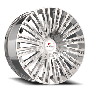 Cavallo Clv-48 Wheel 22x9.5 6x135 & 6x139.7 Nano Chrome 25mm | CLV-48229561351397+25NC