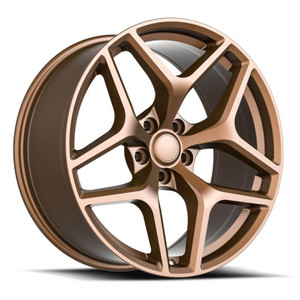 O.E. Revolution Z28 Wheels Rims 22x9 5x120 Matte Bronze 35mm | Z28-2291835MBNZ