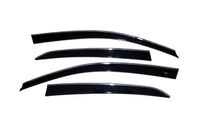 Auto Ventshade Ventvisor Low Profile Deflector - Chrome Trim, 4 pc | BBFF 794042