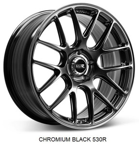 Xxr 530R Wheels Rims 19x8.5 5x120 Chromium Black 35mm | 530R981250