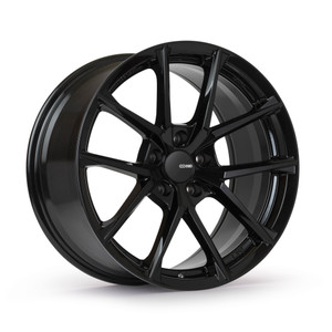 Enkei Helix Wheels Rims 18x8 5x100 Gloss Black 45mm | 549-880-8045BK