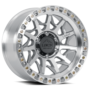 Lock Offroad Lunatic Wheels Rims 17x9 8x170 Machined W/ Clear Coat -12mm | LUNATIC-7987MC12N