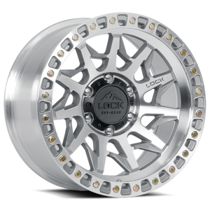 Lock Offroad Lunatic Wheels Rims 17x9 8x170 Machined W/ Clear Coat 1mm | LUNATIC-7987MC