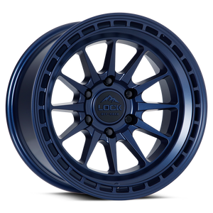 Lock Offroad Baja Wheels Rims 17x9 5x127 Matte Blue -12mm | BAJA-7957BLUE12N