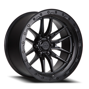 Lock Offroad Krawler Wheels Rims 20x9 8x165.1 Matte Black W/ Matte Black Ring 1mm | KRAWLER-2986MB