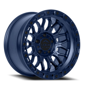Lock Offroad Combat Wheels Rims 17x9 6x139.7 Matte Blue 12mm | COMBAT-7969BLUE12N