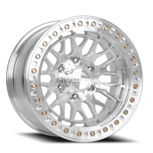 Lock Offroad Invader Forged Beadlock Wheel 17x9 6x139.7 Raw Machined 0mm - FREE T-SHIRT INCLUDED!