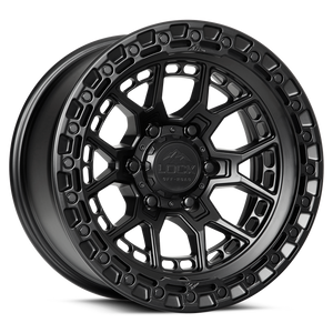 Lock Offroad Commando Wheels Rims 17x9 6x135 Matte Black 0mm | COMMANDO-7963MB
