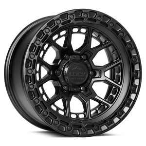 Lock Offroad Commando Wheels Rims 17x9 6x139.7 Matte Black 0mm | COMMANDO-7969MB