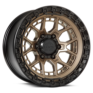 Lock Offroad Commando Wheels Rims 20x9 6x135 Matte Bronze W/ Matte Black Ring 0mm | COMMANDO-2963MRMBR