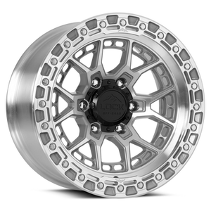 Lock Offroad Commando Wheels Rims 17x9 6x135 Machined W/ Clear Coat -12mm | COMMANDO-7963MC12N