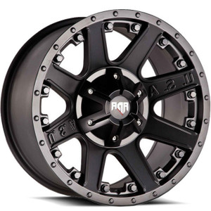 Red Dirt Road RD04 Wheels Rims 20x9 5x127 5x139.7 Matte Flat Black -12mm | WRDW004S30O06P061F316C23