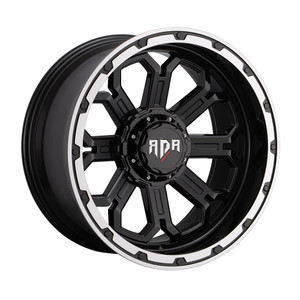 Red Dirt Road RD23 Wheel 20x10 6x135 & 6x139.7 Gloss Black w/ Milled Lip -24mm