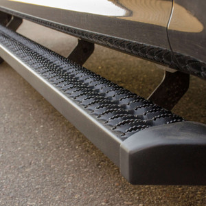 Aries ARIES 2559005 SlimGrip 5" x 78" Black Aluminum Running Boards, Fits Select RAM 1500 Extended Cab | BBDR 2559005