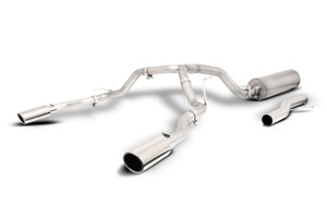 Gibson Performance Cat-Back Dual Split Exhaust System; Stainless | BFBL 65695