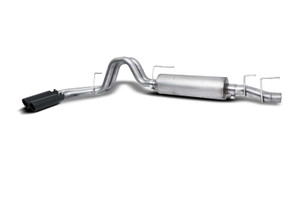 Gibson Performance Black Elite Cat-Back Dual Sport Exhaust System; Stainless | BFBL 69224B