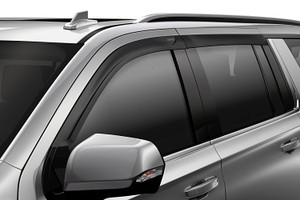 Husky Liners Low Profile Ventvisor Deflector; Matte Black; Outside Mount; 4 pc | BBVR 2857034