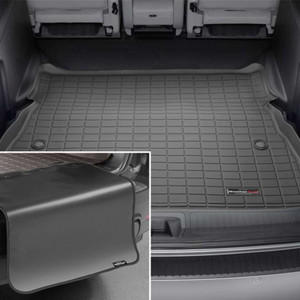 Weathertech SeatBack Cargo Liner HP w/Bumper Protector Black Behind 2nd Row Seating | BHTJ 401504IMSK