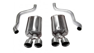 Corsa Performance Exhaust 2.5" Axle-Back Dual Rear Exit with Twin 3.5" Polished Pro-Series Tips | COR 14108
