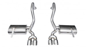 Corsa Performance Exhaust 2.5" Axle-Back Dual Rear Exit with Twin 3.5" Polished Pro-Series Tips | COR 14132