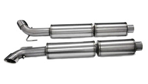 Corsa Performance Exhaust 3.0" Cat-Back Dual Side Exit with Single 3.0" Polished Pro-Series Tips | COR 14174