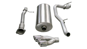 Corsa Performance Exhaust 3.0" Cat-Back Single Side Exit with Twin 4.0" Polished Pro-Series Tips | COR 14298