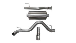 Corsa Performance Exhaust 3.0" Cat-Back Single Side Exit with Single 4.0" Polished Straight Cut Tip | COR 14918
