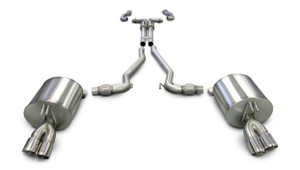 Corsa Performance Exhaust 2.5" Cat-Back Dual Rear Exit with Twin 3.0" Polished Pro-Series Tips | COR 14950