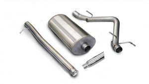 Corsa Performance Exhaust 3.0" Cat-Back Single Side Exit with Single 4.0" Polished Slash Cut Tip | COR 24259