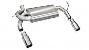 Corsa Performance Exhaust 2.5" Axle-Back Dual Rear Exit with Single 3.5" Polished Straight Cut Tips | COR 24412