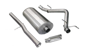 Corsa Performance Exhaust 3.0" Cat-Back Single Side Exit with Single 4.0" Polished Slash Cut Tip | COR 24523