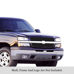 APS Black Stainless Steel Billet Grille | APS GR03HEC17J