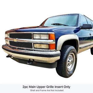 APS Black Stainless Steel Billet Grille | APS GR03HEJ11J