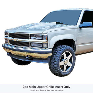 APS Black Stainless Steel Billet Grille | APS GR03FEG35J