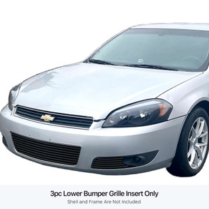 APS Black Stainless Steel Billet Grille | APS GR03FEG44J