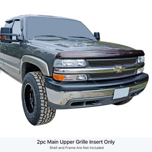 APS Black Stainless Steel Billet Grille | APS GR03HEJ68J